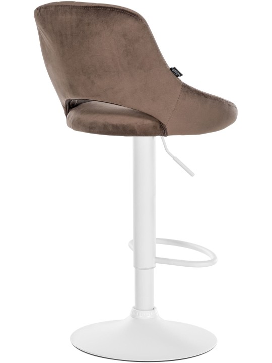 2 db bárszék készlet Milet velvet W, barna