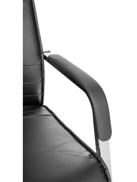 2 db Hobart látogatói szék készlet, fekete