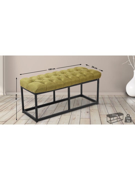 Pad Amun szövet 100 cm, zöld