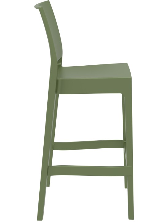 Maya bárszék, olajzöld