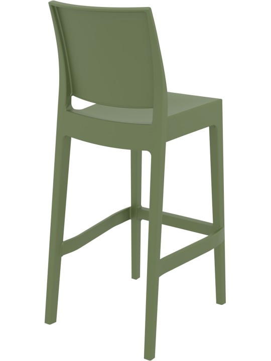 Maya bárszék, olajzöld