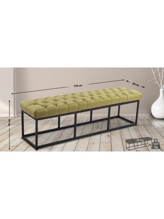 Pad Amun szövet 150 cm, zöld