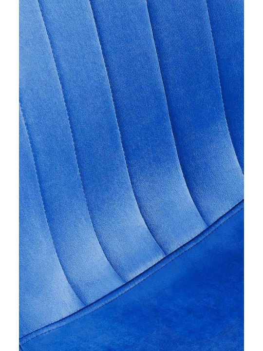 Baxter bársony étkezőszék, kék