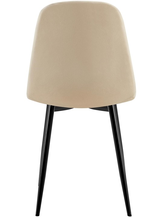 Baxter bársony étkezőszék, krém