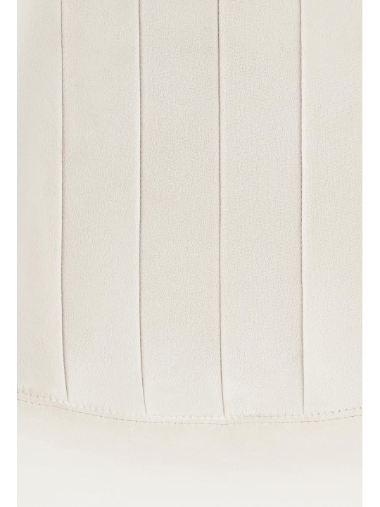 Baxter bársony étkezőszék, krémfehér