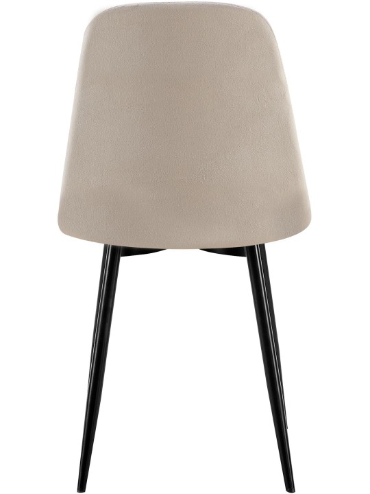 Baxter bársony étkezőszék, szürke