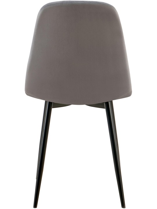 Baxter bársony étkezőszék, sötétszürke
