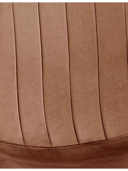 Baxter bársony étkezőszék, barna