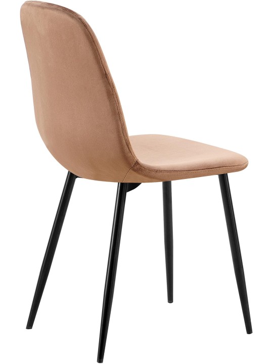 Baxter bársony étkezőszék, barna