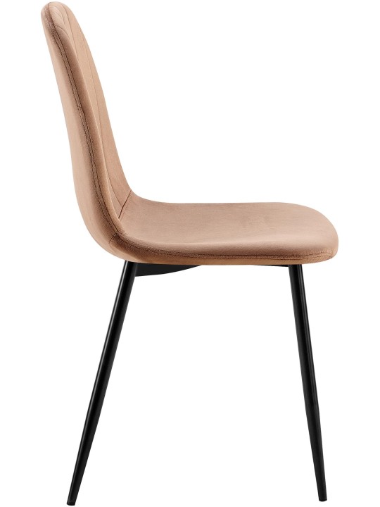 Baxter bársony étkezőszék, barna