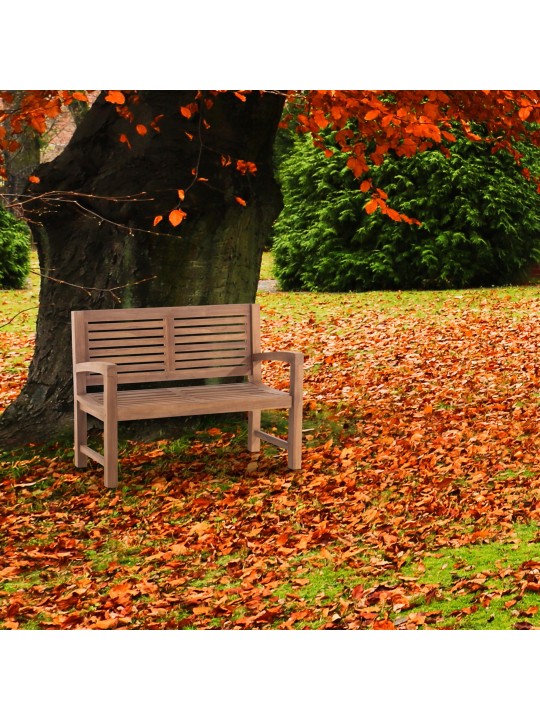 Halden teak pad 120 cm huzattal, teak