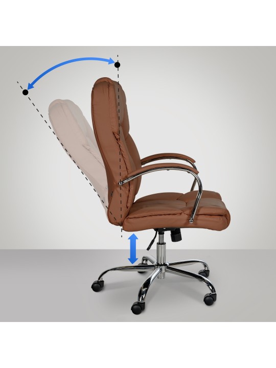 BIG Xanthos irodai szék, világosbarna