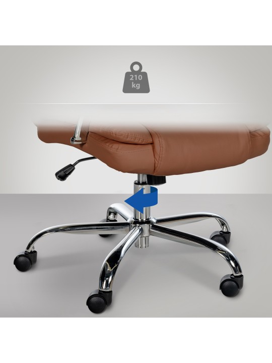 BIG Xanthos irodai szék, világosbarna