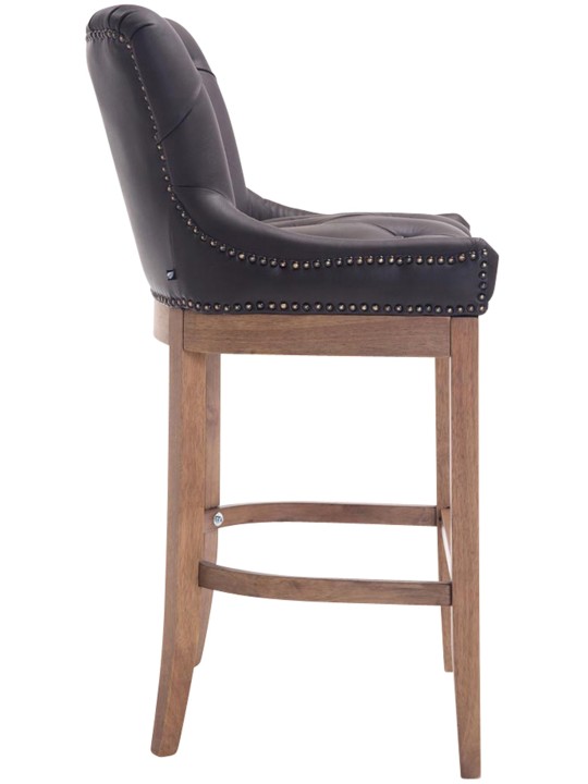 Bárszék Lakewood valódi bőr, antik fény, barna