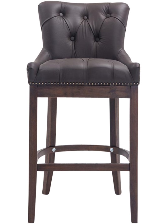 Bárszék Lakewood valódi bőr, antik, barna