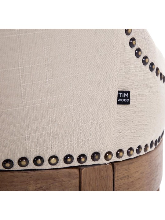 Bárszék Lakewood szövet, antik fény, krém