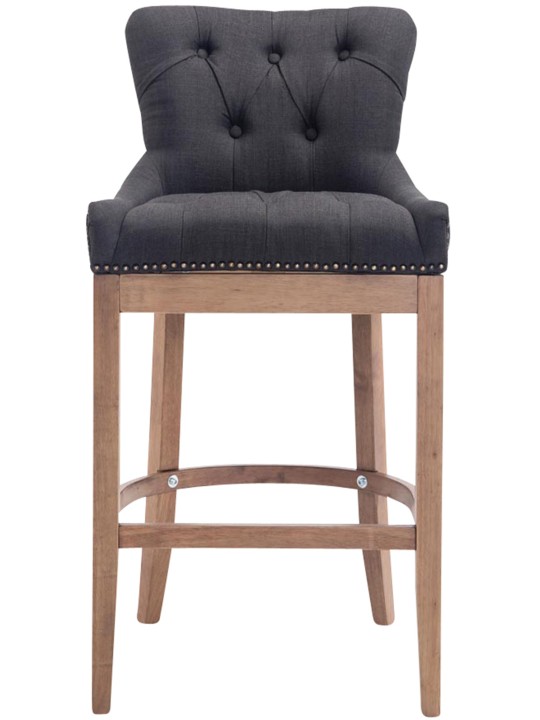 Bárszék Lakewood szövet, antik fény, sötétszürke