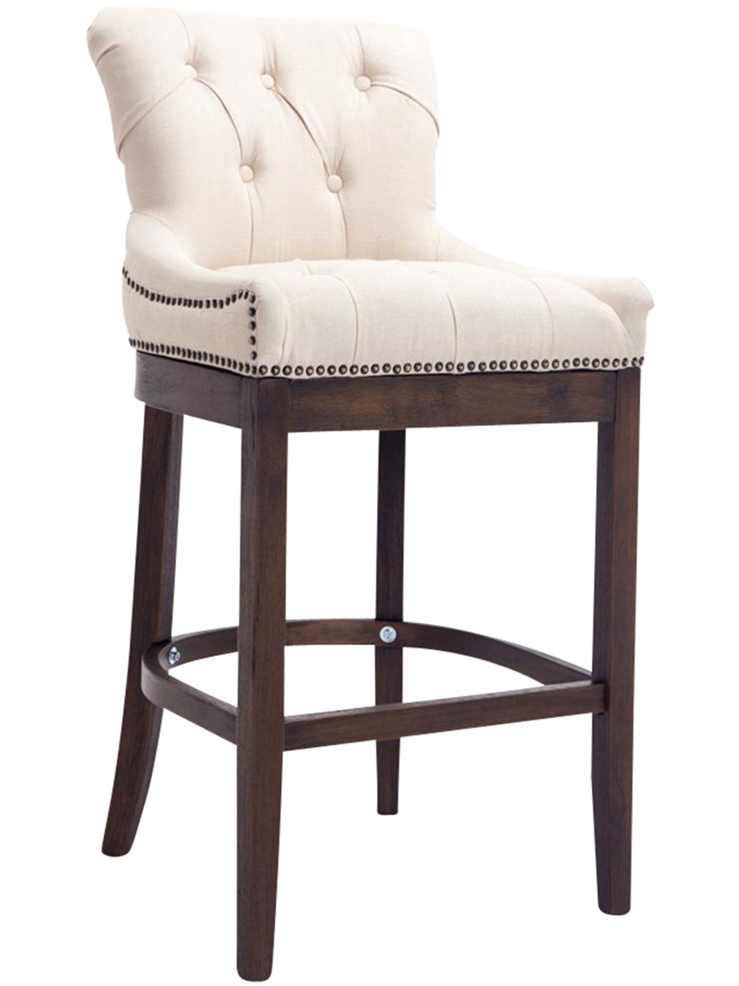 Bárszék Lakewood szövet, antik, krém