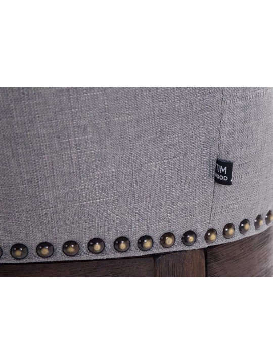 Bárszék Lakewood szövet, antik, világosszürke