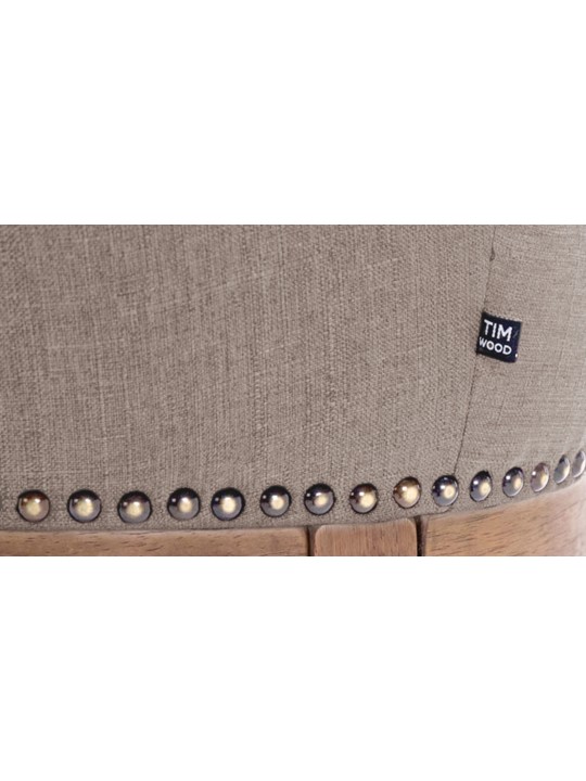 Bárszék Lakewood szövet, antik, taupe