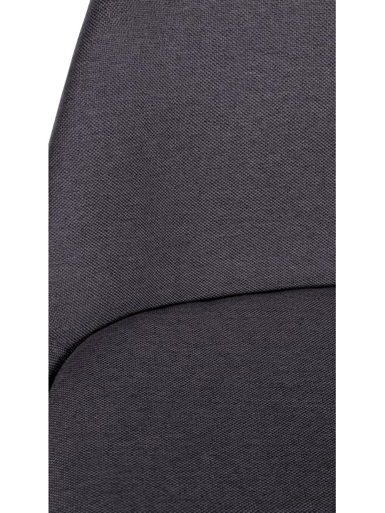 Bárszék Corbin szövet kerek natúr, sötétszürke