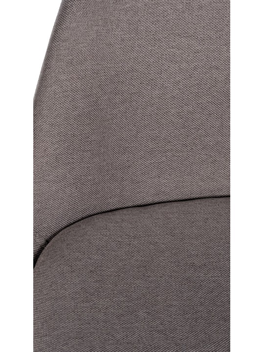 Bárszék Corbin szövet kerek natúr, taupe