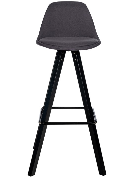 Bárszék Corbin szövet négyzet, sötétszürke