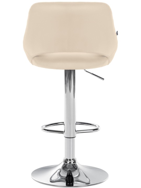 Milet krómozott műbőr bárszék, krém