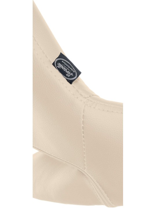 Milet krómozott műbőr bárszék, krém