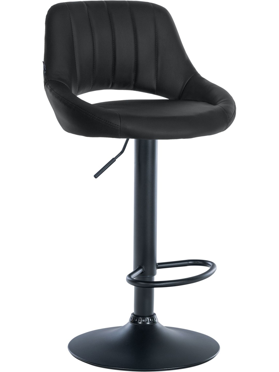 Bárszék Milet műbőr, fekete