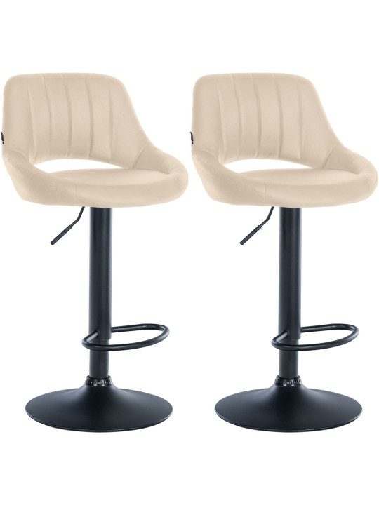 2 db bárszék szett Milet műbőr B, krém