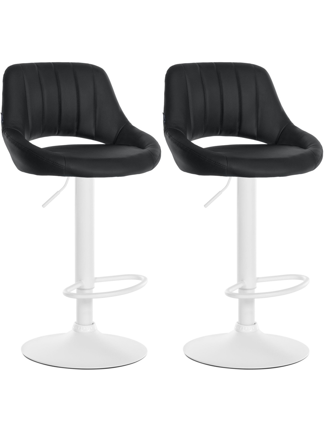 2 db bárszék szett Milet műbőr W, fekete