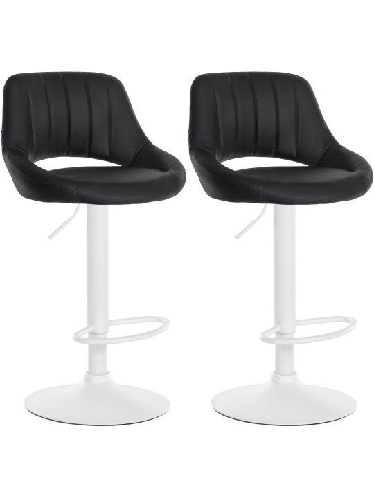 2 db bárszék szett Milet műbőr W, fekete