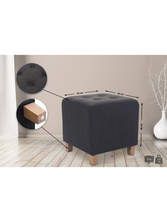 Fáraó zsámoly, antik fényű, sötétszürke