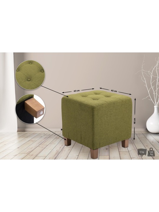 Fáraó zsámoly, antik fényű, zöld