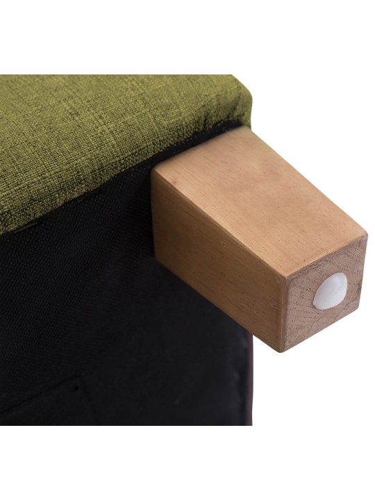 Fáraó zsámoly, antik fényű, zöld