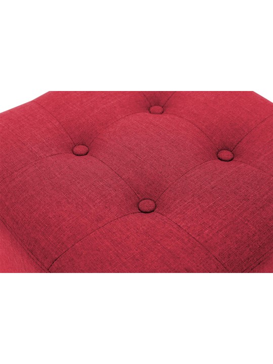 Fáraó zsámoly, antik fényű, piros