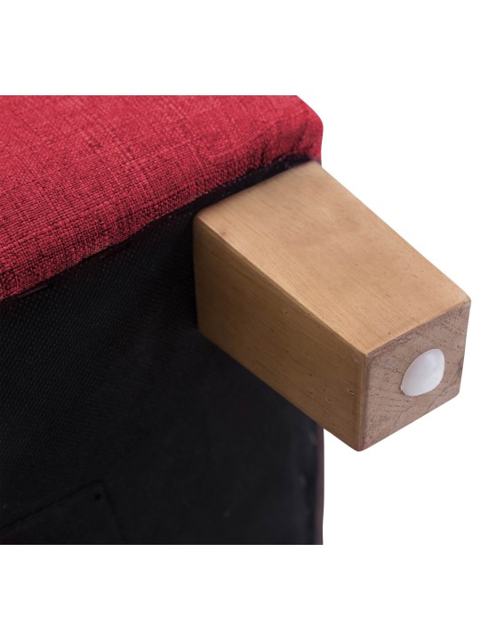 Fáraó zsámoly, antik fényű, piros