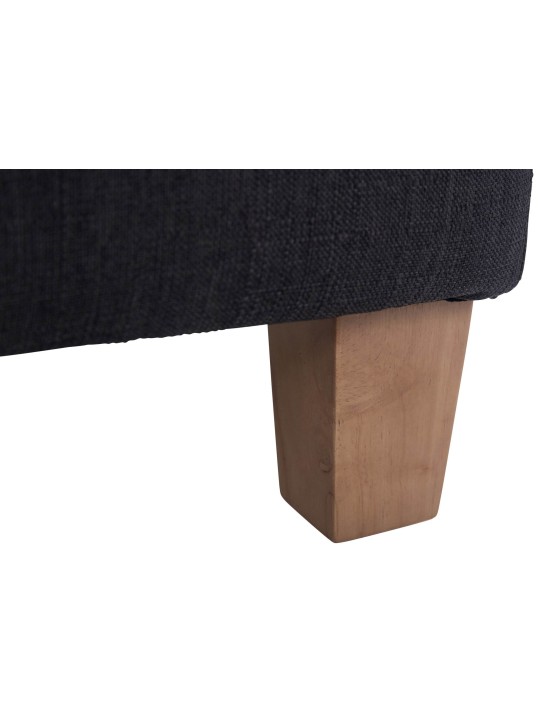 Fáraó zsámoly, antik fényű, fekete