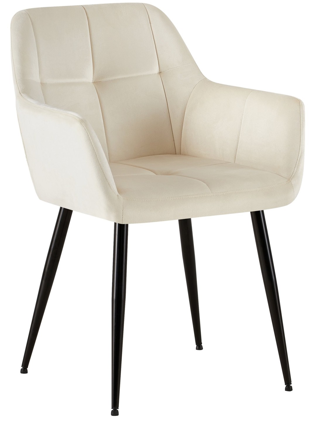 Emia bársony látogatói szék, krém