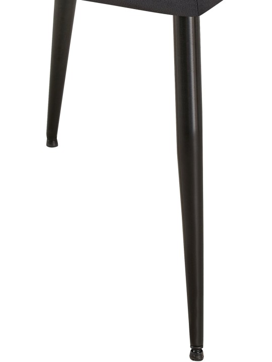 Emia bársony látogatói szék, fekete