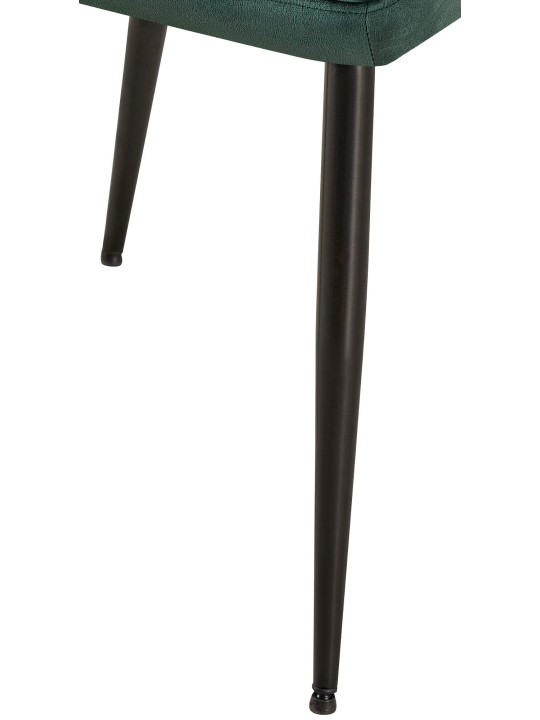 Emia bársony látogatói szék, zöld