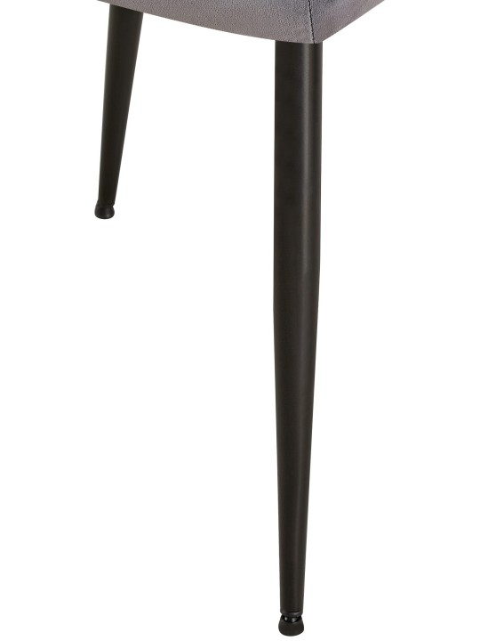 Emia bársony látogatói szék, szürke