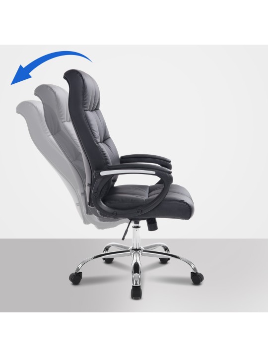 Poseidon irodai szék, fekete