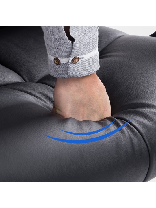 Poseidon irodai szék, fekete