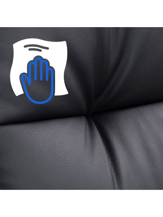 Poseidon irodai szék, fekete