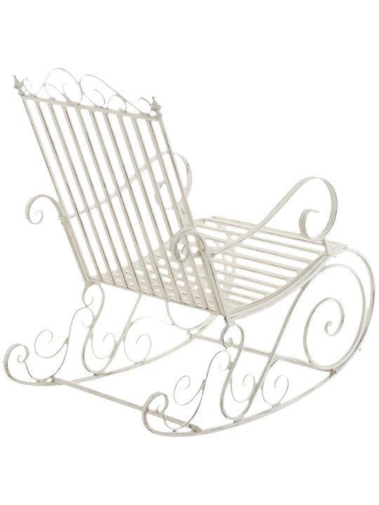 Smilla hintaszék, antik fehér