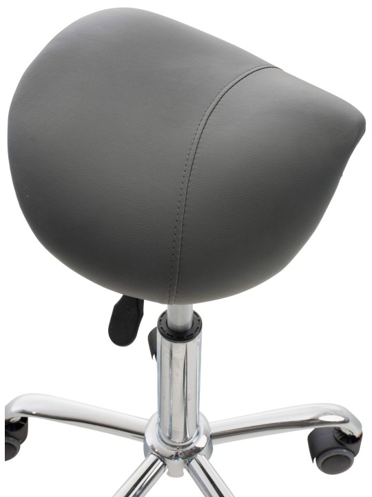 2 db-os Reno műbőr munkaszék készlet, szürke 2 db-os Reno műbőr munkaszék készlet, szürke