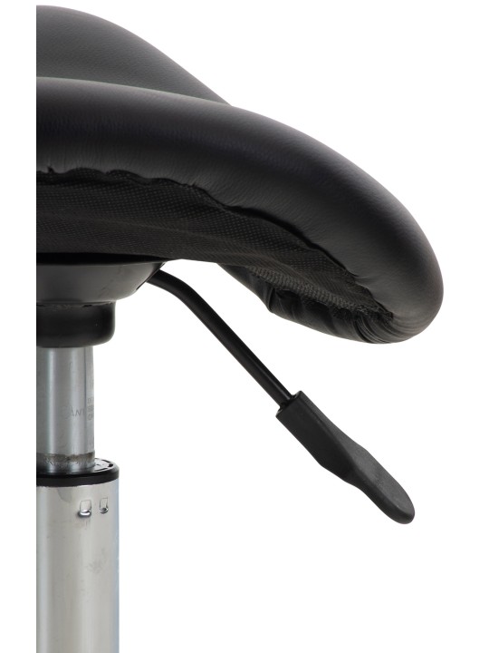 2 db-os Reno műbőr munkaszék készlet, fekete