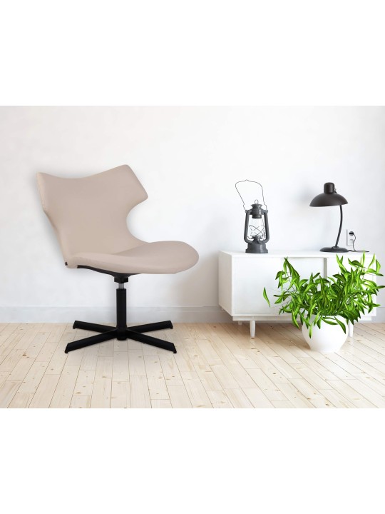 Lounger Welland műbőr, krém